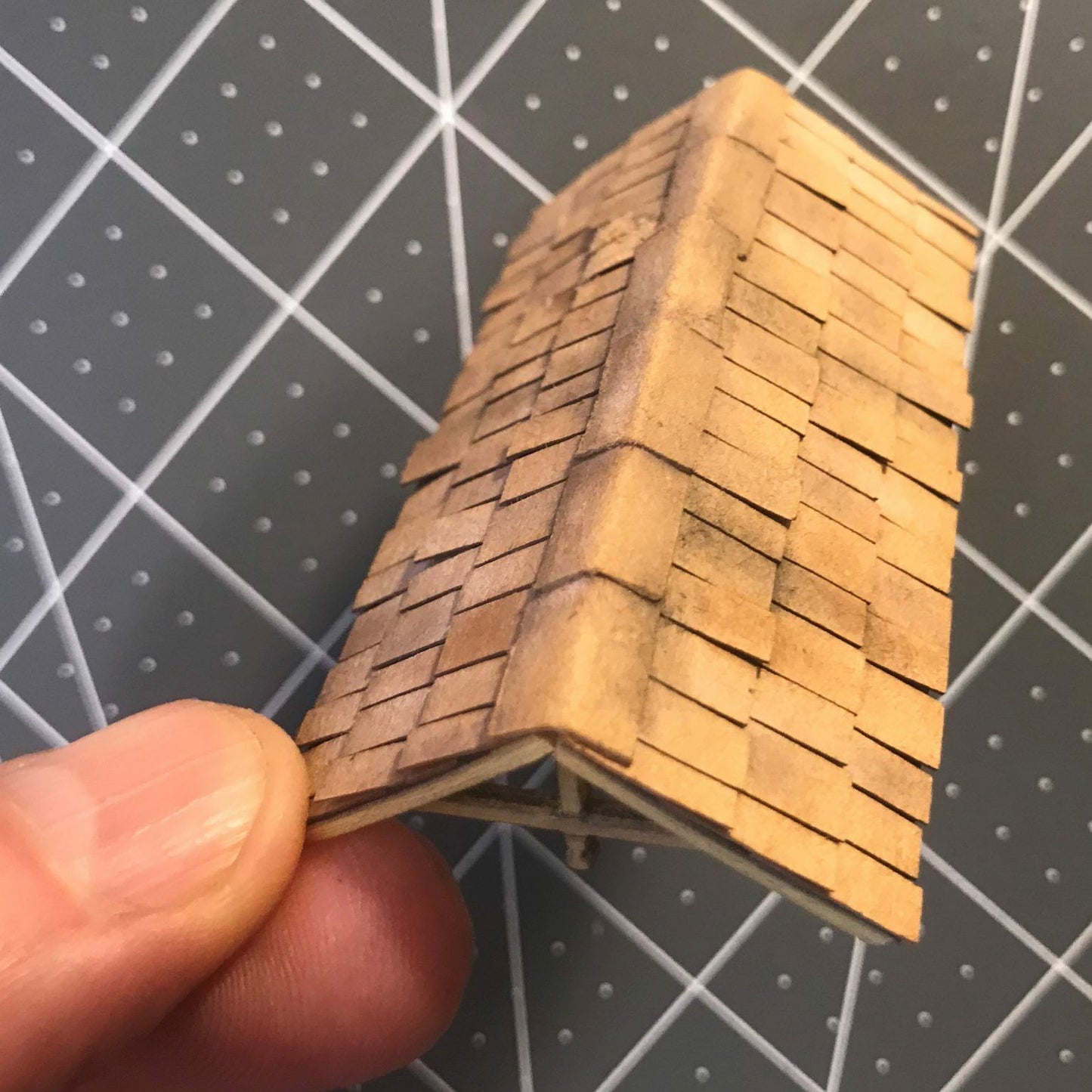 O Shake Shingle Roofing - Laser Cut - O Scale/On30